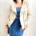 Leinen Jacke von Street One Gr. 40