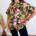 Leinen Bluse von Designer Rachel Zoe Gr. 44/46
