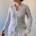 Leinen Bluse von United Colors of Benetton Gr. 36